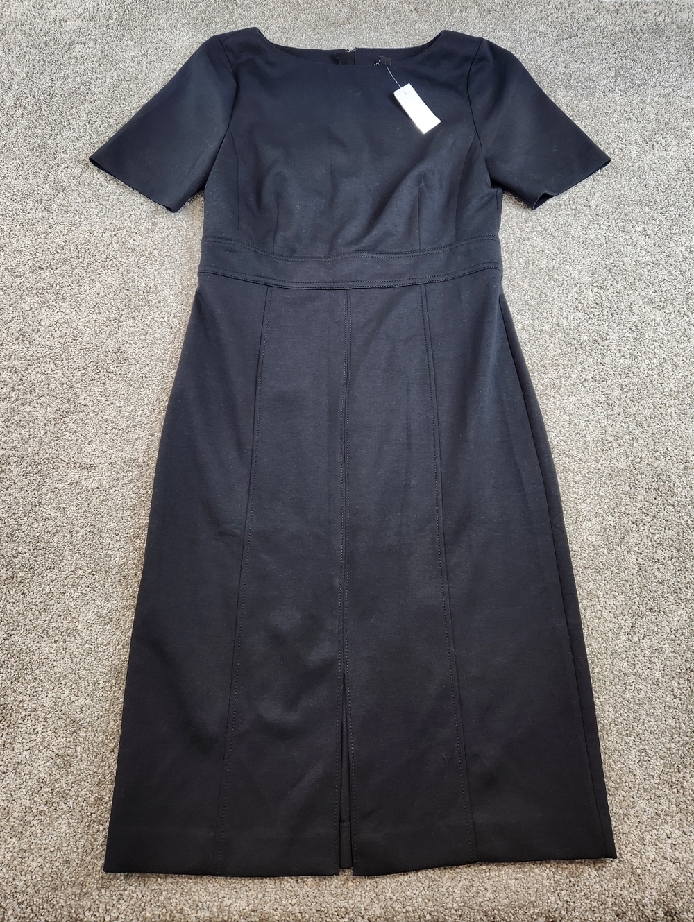 Ann Taylor Black A-Line Sheath Dress - Size 10